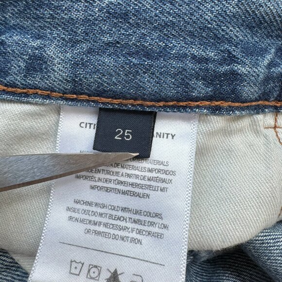 Citizens of Humanity Annina Trouser Wide Leg Jeans Pinnacle Medium Wash Blue 25 - Picture 11 of 13